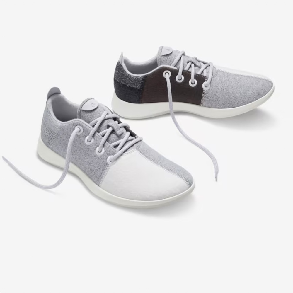 ALLBIRDS Men’s Grey Scale (Natural White Sole) Wool Runners